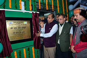 CM Jai Ram Thakur opens Lift and Overfoot bridge in Vikasnagar