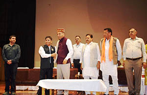 CM Jai Ram Thakur at Tanda medical college near Dharamshala