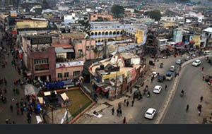 A view of Dehradun city