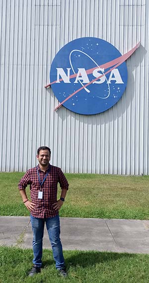 IIT Roorkee scholar Prateek at NASA