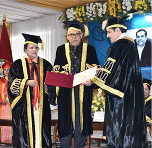 HP NLU Shimla convocation at Kufri in Shimla on Nov 19,2022