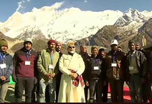PM Modi in Kedarnath in Uttarakhand