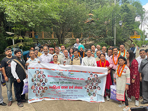 Writers at Shimla railway station on Aug 13, 2022