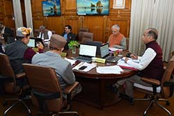 CM Chairs cabinet meeting 