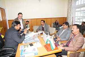 Deputy CM chairs meeting with officials in Shimla 