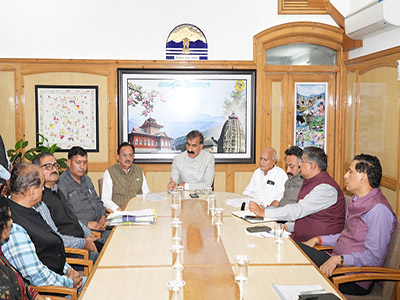 CM Sukhu Chairs meeting in Shimla on Flood review