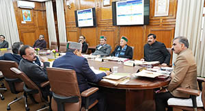 CM Sukhu at Cabinet meeting in Shimla 