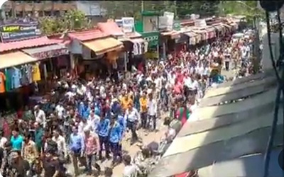 The protests in Chamba in Himachal over Salooni murder Case 