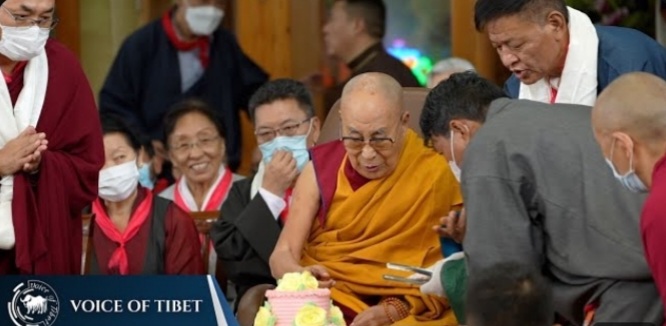the Dalai Lama in Dharamshala on his 88th Birthday 