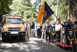 CM Flags Off rescue Operation vehicles in Lahual-Spiti