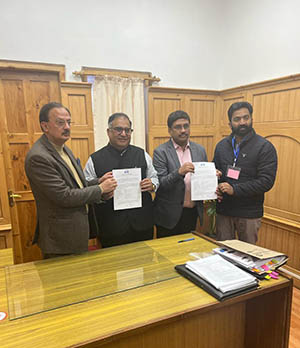 HP and privat company signs  Mou on Hydrogen project at Shimla 