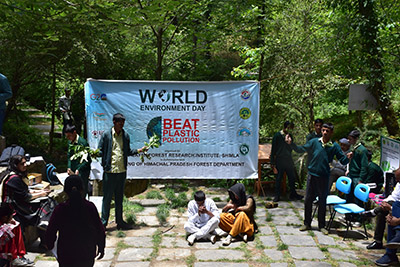 HFRI world environment day function at Potters Hill in Shimla 