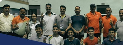 HP Badminton squad at Gwalior