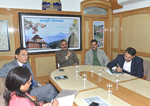 CM presides over meeting of health department in Shimla 