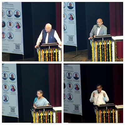 Experts delivering their talks at IIT Mandi on holistic health 