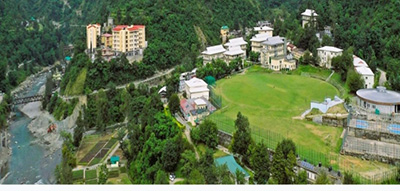 View of the IIT mandi Campus in summer 
