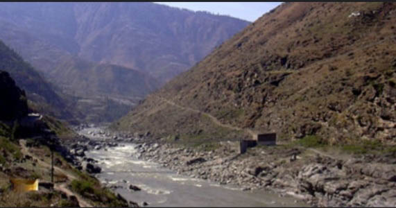 Luhri project site on the Staluj river in Shimla district 