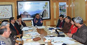 CM Sukhu at NHAI meeting in Shimla 