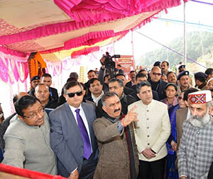 CM Sukhu and CJ of HO High Court AA Sayed at National Law Univ near Shimla 