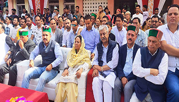 PWD Min Vikrmaditay Singh, Janartha, Pratibha  in Rohru 