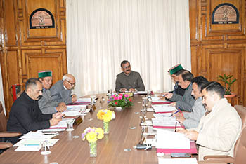 HpcmAt Cabinet meeting in Shimla June 18 