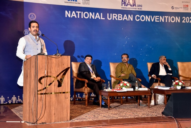 UD Minister Vikramaditya Singh in Urban Convention in Delhi 