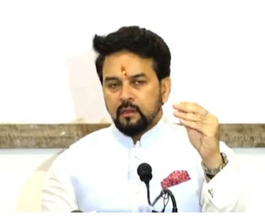 Union IB and Sports Minister Anurag Singh Thakur