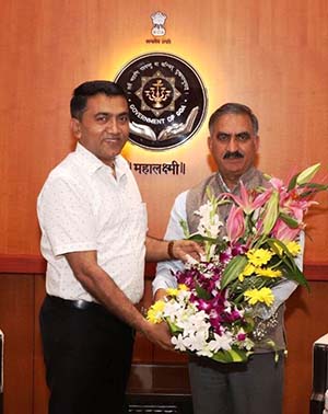 CM Sukhu and CM Goa in Goa 