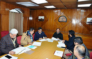 Industries Min Harshwardhan in meeting with officials in Shimla 