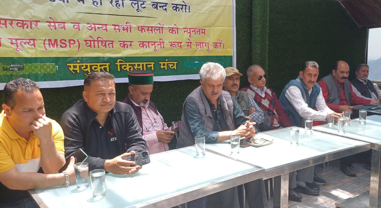Apple Farmers meeting in Shimla on May 2