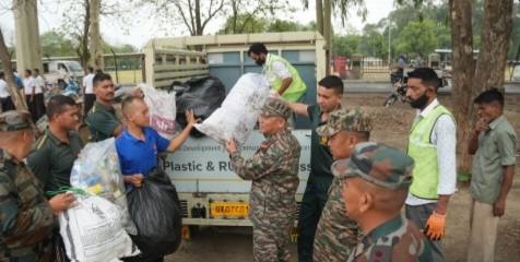 SDCF and army tieup for Plastic Bank in Dehradun 