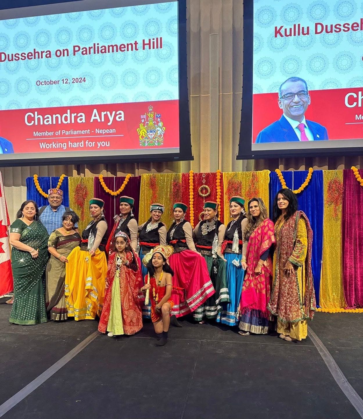 Himachal Diaspora in Canada  celebrating Dusshera 