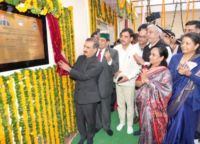 HPCM opens Cancer hospital building at IGMC Shimla 