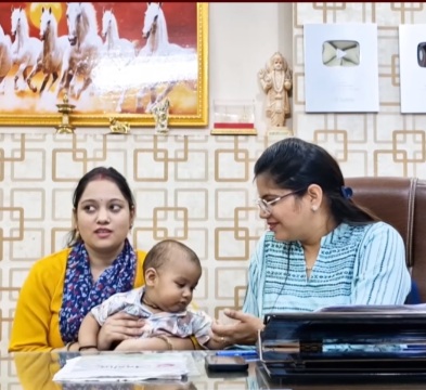 Dr Chanchal Sharma in her Clinic in Delhi 