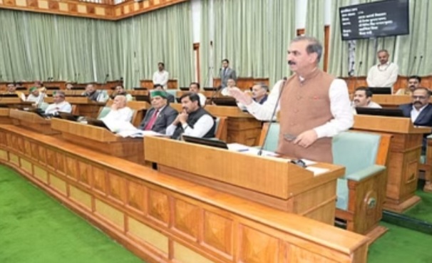 CM speaking in assembly in Shimla 