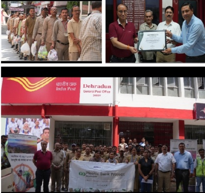 Dehradun post office joins Plastic bank campaign 