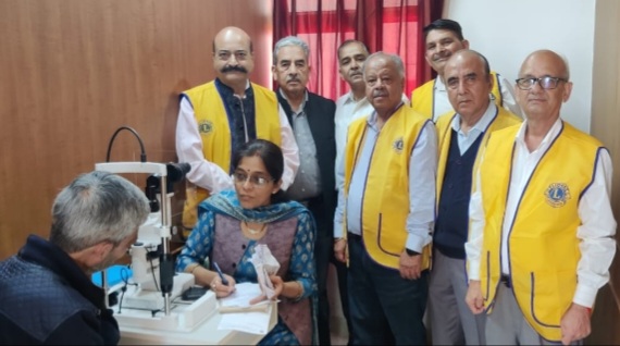 Lions Club Shimla Eye Check-Up Camp in New Shimla 