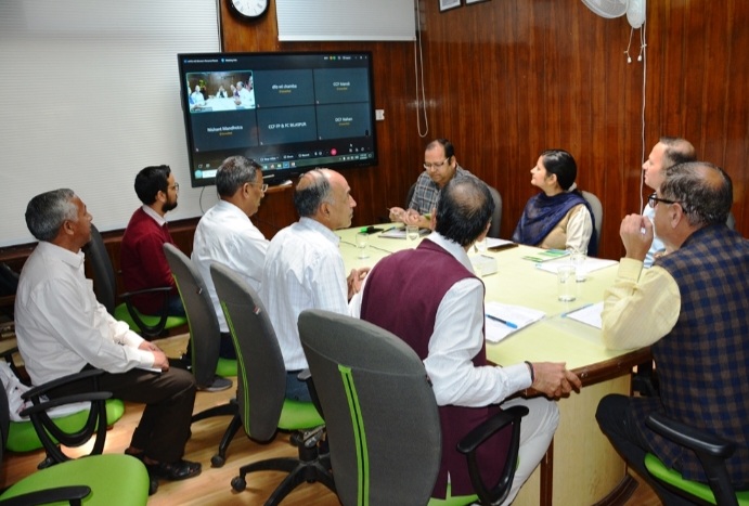 Forest officials on soil health in Forest in Shimla 