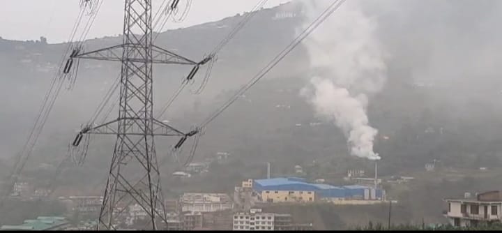 Parala HPMC Plant emitting pollution  in the air in Parala villages 