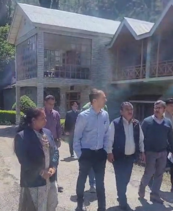 HOTDC MD inspects it's hotels in Himachal 