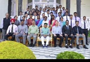 Ifs probationers with Governor in Shimla 