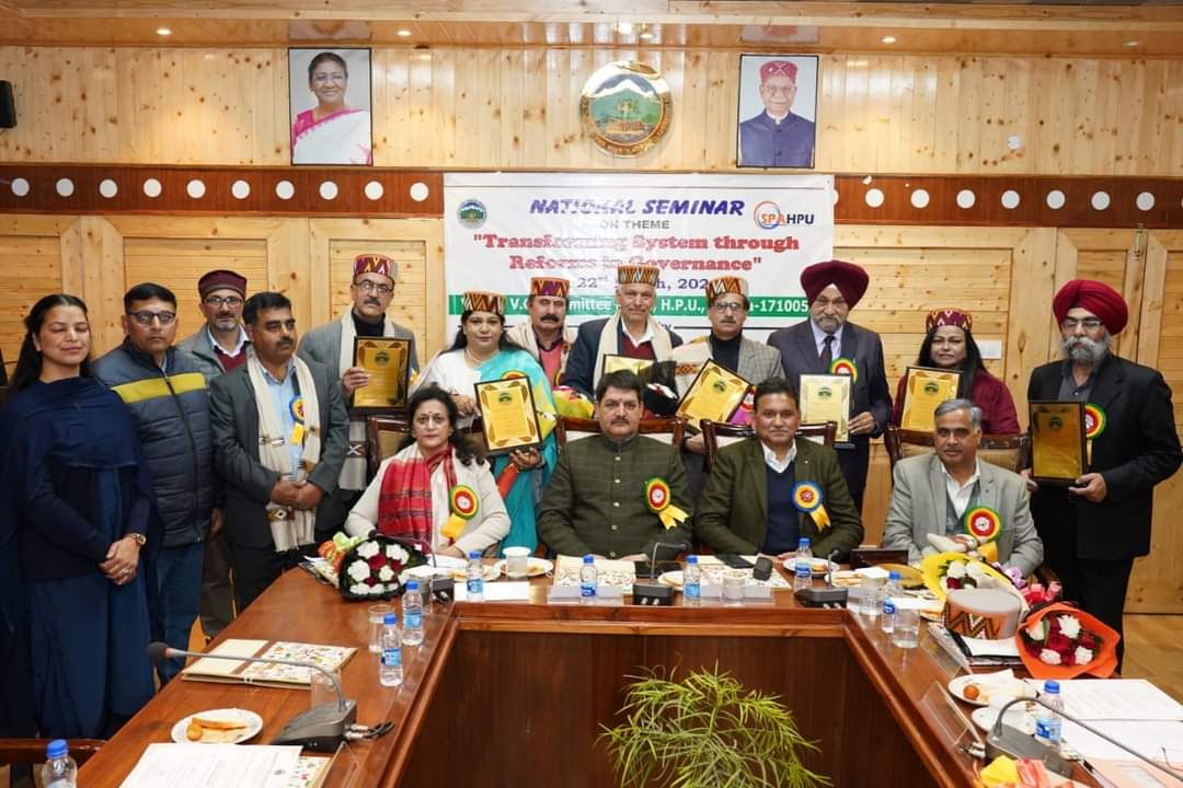 National Seminar Participants atHPU Shimla 