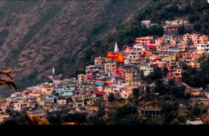 Kamrau village Sirmaur in Himachal Pradesh 