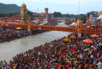 Kanwariyas at Haridwar 