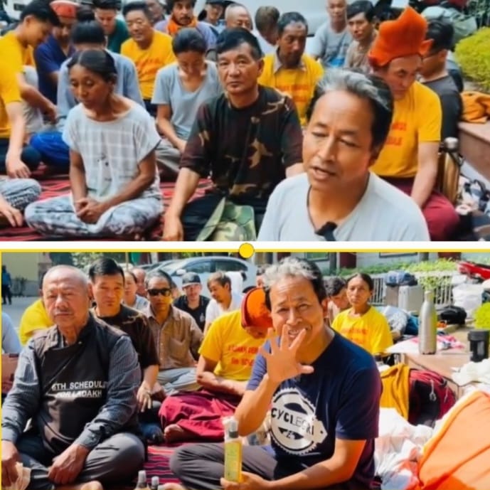 After Left, Centre,  Right RSS Supports Sonam Wangchuk's Fast Unto Death for Justice for Ladakhis  in Delhi 