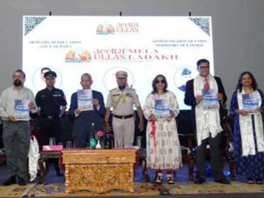 Ladakh Officials Celebrating Literacy achievements in Leh 