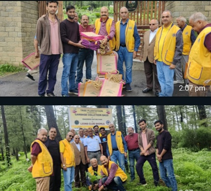 Lions Club Shimla members at Craigneno Park 