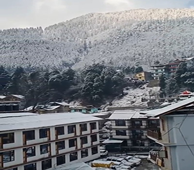 View of Manali in Himachal 