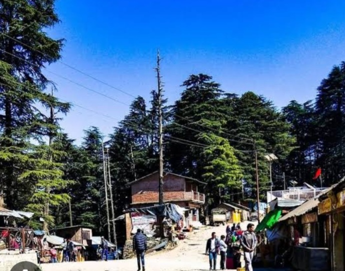 View of Nankhari twin in Shimla district 