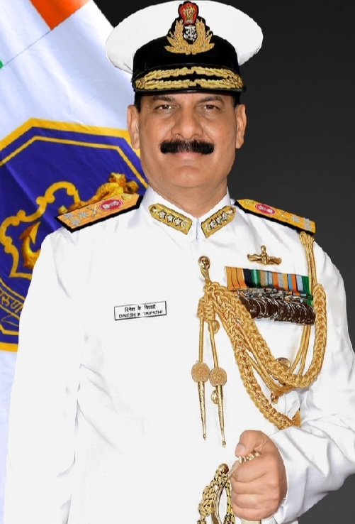 Indian Naval Chief Dinesh Kumar Tripathi 